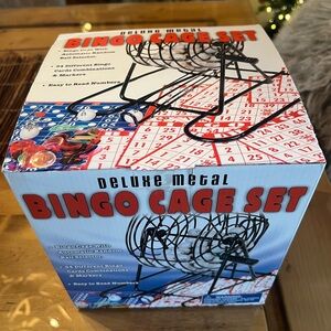 Deluxe Metal Bingo Cage Set